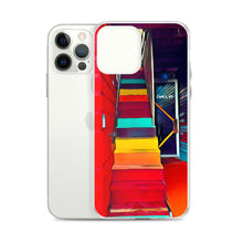 Load image into Gallery viewer, iPhone Case of Rainbow Stairway in James WV. Artistic Photo Digital Art Phone Protector - Scotch Street Vintage