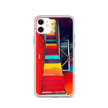 Load image into Gallery viewer, iPhone Case of Rainbow Stairway in James WV. Artistic Photo Digital Art Phone Protector - Scotch Street Vintage
