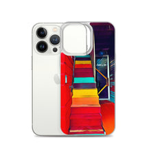 Load image into Gallery viewer, iPhone Case of Rainbow Stairway in James WV. Artistic Photo Digital Art Phone Protector - Scotch Street Vintage