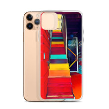 Load image into Gallery viewer, iPhone Case of Rainbow Stairway in James WV. Artistic Photo Digital Art Phone Protector - Scotch Street Vintage