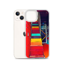 Load image into Gallery viewer, iPhone Case of Rainbow Stairway in James WV. Artistic Photo Digital Art Phone Protector - Scotch Street Vintage