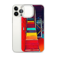 Load image into Gallery viewer, iPhone Case of Rainbow Stairway in James WV. Artistic Photo Digital Art Phone Protector - Scotch Street Vintage