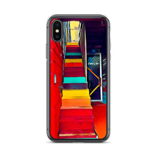 Load image into Gallery viewer, iPhone Case of Rainbow Stairway in James WV. Artistic Photo Digital Art Phone Protector - Scotch Street Vintage