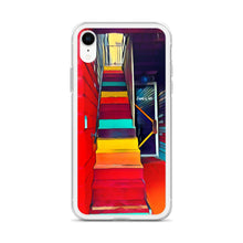 Load image into Gallery viewer, iPhone Case of Rainbow Stairway in James WV. Artistic Photo Digital Art Phone Protector - Scotch Street Vintage