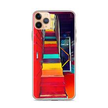 Load image into Gallery viewer, iPhone Case of Rainbow Stairway in James WV. Artistic Photo Digital Art Phone Protector - Scotch Street Vintage