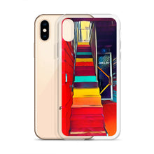 Load image into Gallery viewer, iPhone Case of Rainbow Stairway in James WV. Artistic Photo Digital Art Phone Protector - Scotch Street Vintage