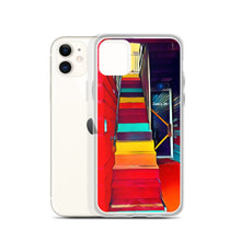 Load image into Gallery viewer, iPhone Case of Rainbow Stairway in James WV. Artistic Photo Digital Art Phone Protector - Scotch Street Vintage