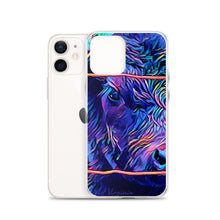 Load image into Gallery viewer, iPhone Case with Cow Artwork. Phone Protector with Calf Digital Photograph Art. - Scotch Street Vintage