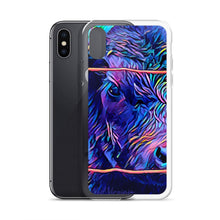 Load image into Gallery viewer, iPhone Case with Cow Artwork. Phone Protector with Calf Digital Photograph Art. - Scotch Street Vintage