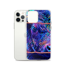 Load image into Gallery viewer, iPhone Case with Cow Artwork. Phone Protector with Calf Digital Photograph Art. - Scotch Street Vintage
