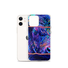 Load image into Gallery viewer, iPhone Case with Cow Artwork. Phone Protector with Calf Digital Photograph Art. - Scotch Street Vintage