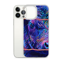 Load image into Gallery viewer, iPhone Case with Cow Artwork. Phone Protector with Calf Digital Photograph Art. - Scotch Street Vintage