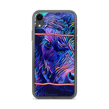 Load image into Gallery viewer, iPhone Case with Cow Artwork. Phone Protector with Calf Digital Photograph Art. - Scotch Street Vintage