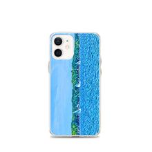 Load image into Gallery viewer, iPhone Case with Scenic Lake Life Art from Clear Lake Indiana. Phone Protector with Digital Artwork. Great Gift for Sailor. - Scotch Street Vintage