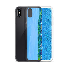 Load image into Gallery viewer, iPhone Case with Scenic Lake Life Art from Clear Lake Indiana. Phone Protector with Digital Artwork. Great Gift for Sailor. - Scotch Street Vintage