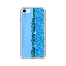 Load image into Gallery viewer, iPhone Case with Scenic Lake Life Art from Clear Lake Indiana. Phone Protector with Digital Artwork. Great Gift for Sailor. - Scotch Street Vintage