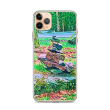 Load image into Gallery viewer, iPhone Case with Zen Rock Stacking Art Photo. Phone Protector with Stone Tower. Perfect Gift. - Scotch Street Vintage