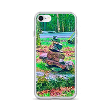 Load image into Gallery viewer, iPhone Case with Zen Rock Stacking Art Photo. Phone Protector with Stone Tower. Perfect Gift. - Scotch Street Vintage