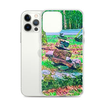 Load image into Gallery viewer, iPhone Case with Zen Rock Stacking Art Photo. Phone Protector with Stone Tower. Perfect Gift. - Scotch Street Vintage