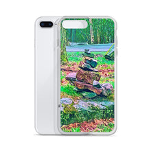 Load image into Gallery viewer, iPhone Case with Zen Rock Stacking Art Photo. Phone Protector with Stone Tower. Perfect Gift. - Scotch Street Vintage