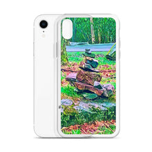 Load image into Gallery viewer, iPhone Case with Zen Rock Stacking Art Photo. Phone Protector with Stone Tower. Perfect Gift. - Scotch Street Vintage