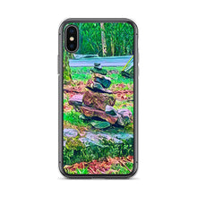 Load image into Gallery viewer, iPhone Case with Zen Rock Stacking Art Photo. Phone Protector with Stone Tower. Perfect Gift. - Scotch Street Vintage
