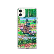Load image into Gallery viewer, iPhone Case with Zen Rock Stacking Art Photo. Phone Protector with Stone Tower. Perfect Gift. - Scotch Street Vintage
