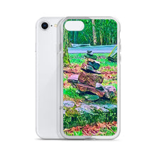 Load image into Gallery viewer, iPhone Case with Zen Rock Stacking Art Photo. Phone Protector with Stone Tower. Perfect Gift. - Scotch Street Vintage