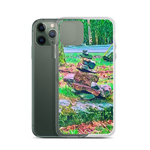 Load image into Gallery viewer, iPhone Case with Zen Rock Stacking Art Photo. Phone Protector with Stone Tower. Perfect Gift. - Scotch Street Vintage