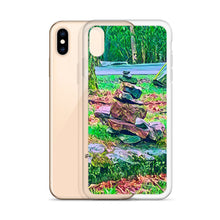 Load image into Gallery viewer, iPhone Case with Zen Rock Stacking Art Photo. Phone Protector with Stone Tower. Perfect Gift. - Scotch Street Vintage