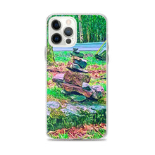 Load image into Gallery viewer, iPhone Case with Zen Rock Stacking Art Photo. Phone Protector with Stone Tower. Perfect Gift. - Scotch Street Vintage
