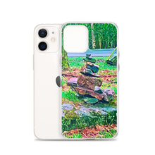 Load image into Gallery viewer, iPhone Case with Zen Rock Stacking Art Photo. Phone Protector with Stone Tower. Perfect Gift. - Scotch Street Vintage