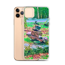 Load image into Gallery viewer, iPhone Case with Zen Rock Stacking Art Photo. Phone Protector with Stone Tower. Perfect Gift. - Scotch Street Vintage