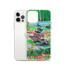 Load image into Gallery viewer, iPhone Case with Zen Rock Stacking Art Photo. Phone Protector with Stone Tower. Perfect Gift. - Scotch Street Vintage