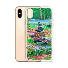 Load image into Gallery viewer, iPhone Case with Zen Rock Stacking Art Photo. Phone Protector with Stone Tower. Perfect Gift. - Scotch Street Vintage