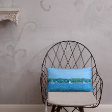 Load image into Gallery viewer, Lake Life Throw Pillow from Clear Lake in Indiana. Beachy Home Decor. - Scotch Street Vintage