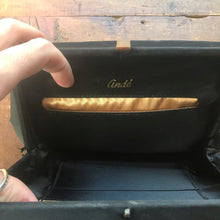 Load image into Gallery viewer, Perfect Vintage Little Black Handbag by Ande. Vintage Fashion Accessories. Circa 1950 Bag. - Scotch Street Vintage