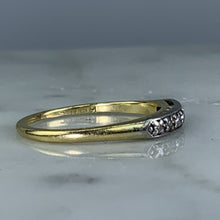 Load image into Gallery viewer, RESERVED LISTING for BL71321 Vintage Diamond Wedding Band in 14K Gold. April Birthstone. Perfect Stacking Ring! - Scotch Street Vintage