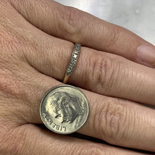 Load image into Gallery viewer, RESERVED LISTING for BL71321 Vintage Diamond Wedding Band in 14K Gold. April Birthstone. Perfect Stacking Ring! - Scotch Street Vintage