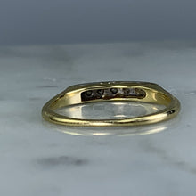 Load image into Gallery viewer, RESERVED LISTING for BL71321 Vintage Diamond Wedding Band in 14K Gold. April Birthstone. Perfect Stacking Ring! - Scotch Street Vintage