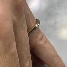 Load image into Gallery viewer, RESERVED LISTING for BL71321 Vintage Diamond Wedding Band in 14K Gold. April Birthstone. Perfect Stacking Ring! - Scotch Street Vintage