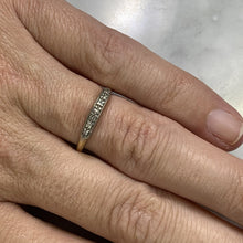 Load image into Gallery viewer, RESERVED LISTING for BL71321 Vintage Diamond Wedding Band in 14K Gold. April Birthstone. Perfect Stacking Ring! - Scotch Street Vintage