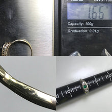 Load image into Gallery viewer, RESERVED LISTING for CA121320 Antique Emerald and Diamond Ring. 18K White Gold. May Birthstone. 20th Anniversary Gift. - Scotch Street Vintage