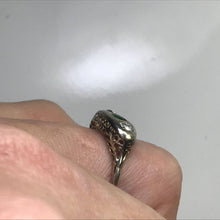 Load image into Gallery viewer, RESERVED LISTING for CA121320 Antique Emerald and Diamond Ring. 18K White Gold. May Birthstone. 20th Anniversary Gift. - Scotch Street Vintage