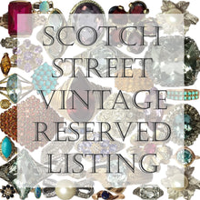 Load image into Gallery viewer, RESERVED LISTING for CA121320 Antique Emerald and Diamond Ring. 18K White Gold. May Birthstone. 20th Anniversary Gift. - Scotch Street Vintage