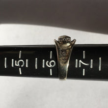 Load image into Gallery viewer, RESERVED LISTING for DA2321 Diamond Cluster Ring. 14K White Gold. Unique Engagement Ring. April Birthstone. 10 Year Anniversary. - Scotch Street Vintage