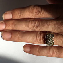 Load image into Gallery viewer, RESERVED LISTING for DA2321 Diamond Cluster Ring. 14K White Gold. Unique Engagement Ring. April Birthstone. 10 Year Anniversary. - Scotch Street Vintage