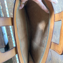 Load image into Gallery viewer, Tan Leather Briefcase or Attaches. Beautiful Soft Leather with Slim Design. Perfect gift for Graduate. - Scotch Street Vintage
