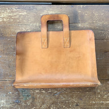 Load image into Gallery viewer, Tan Leather Briefcase or Attaches. Beautiful Soft Leather with Slim Design. Perfect gift for Graduate. - Scotch Street Vintage