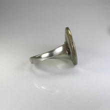 Load image into Gallery viewer, Upcycled Mother of Pearl Ring. Vintage Statement Ring. Recycled Native American Jewelry. - Scotch Street Vintage